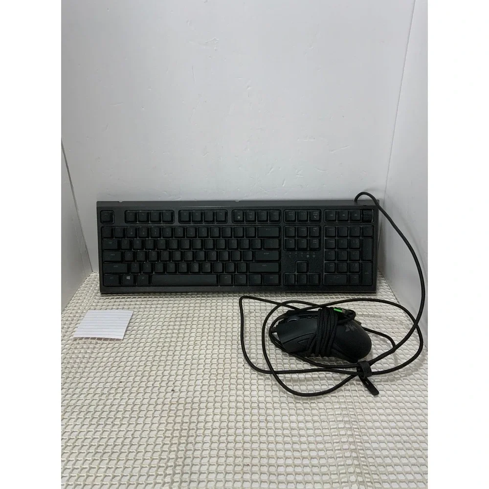 Razer Ornata V2 Gaming Keyboard and DeathAdder V2 Gaming Mouse Black EUC